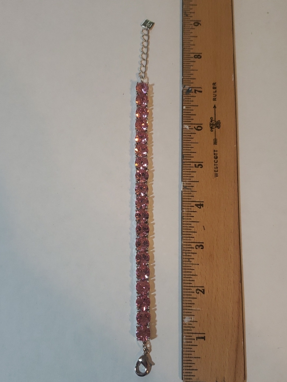 Park Lane Baby Pink Impression Crystal Tennis Bracelet - Women Jewelry
